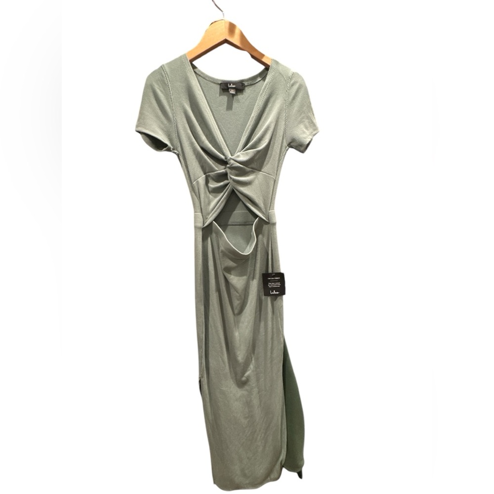 Lulus Dress Sage Green
